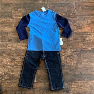 NWT Baby Gap Jeans 18-24 & Long Sleeve 2T